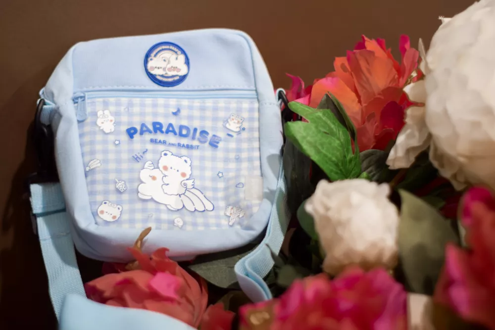 Bandolera Celeste Con Dibujo 2 Bandolera Celeste Con Dibujo - Imagen 2