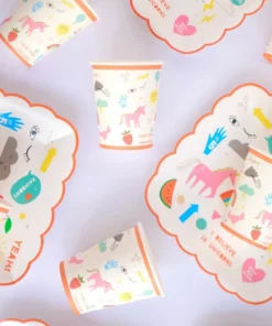 Platos Unicornio Love