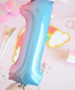 Globos Multicolor - Numeros X5