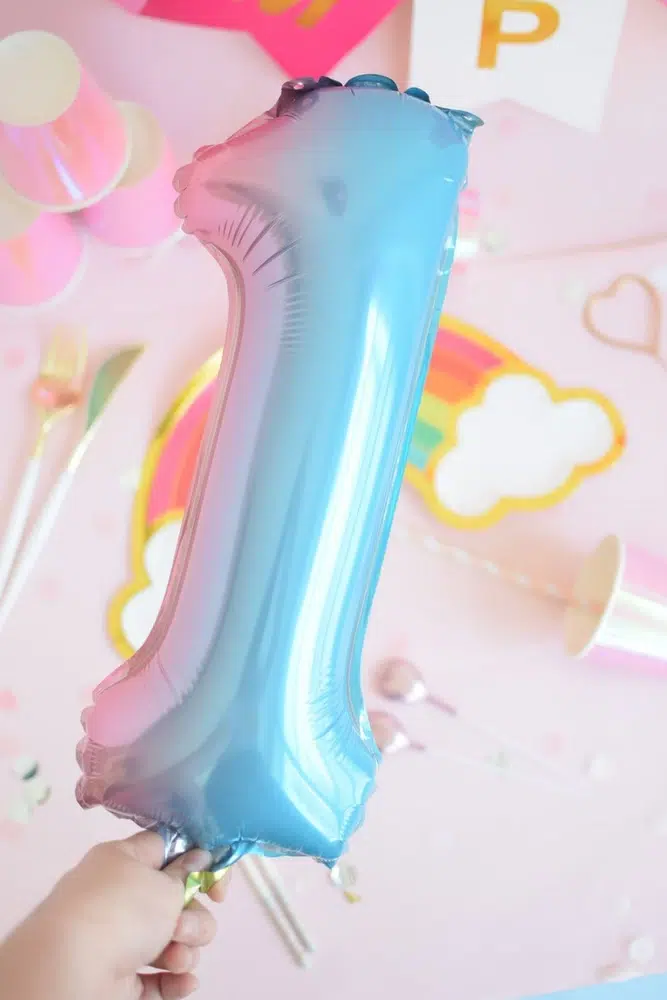 Globos Multicolor - Numeros X5 1 Globos Multicolor - Numeros X5