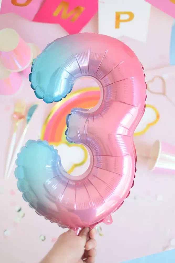 Globos Multicolor - Numeros X5 4 Globos Multicolor - Numeros X5 - Imagen 4