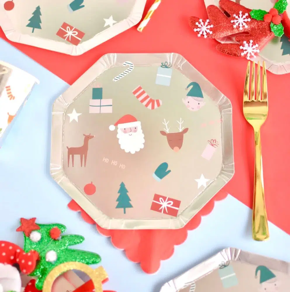 Platos Chrismas - Silver 1 Platos Chrismas - Silver