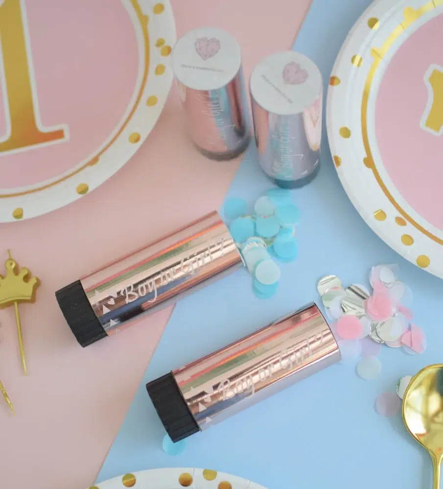 Lanza Papelitos - Gender Reveal 1 Lanza Papelitos - Gender Reveal