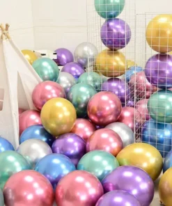 Globos Chrome x5 - 18"