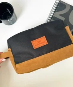 Necessaire Botinero Negro/Gamuza - Water