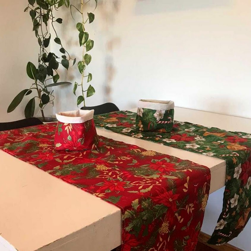 Camino Mesa + Panera - Navidad 2 Camino Mesa + Panera - Navidad - Imagen 2