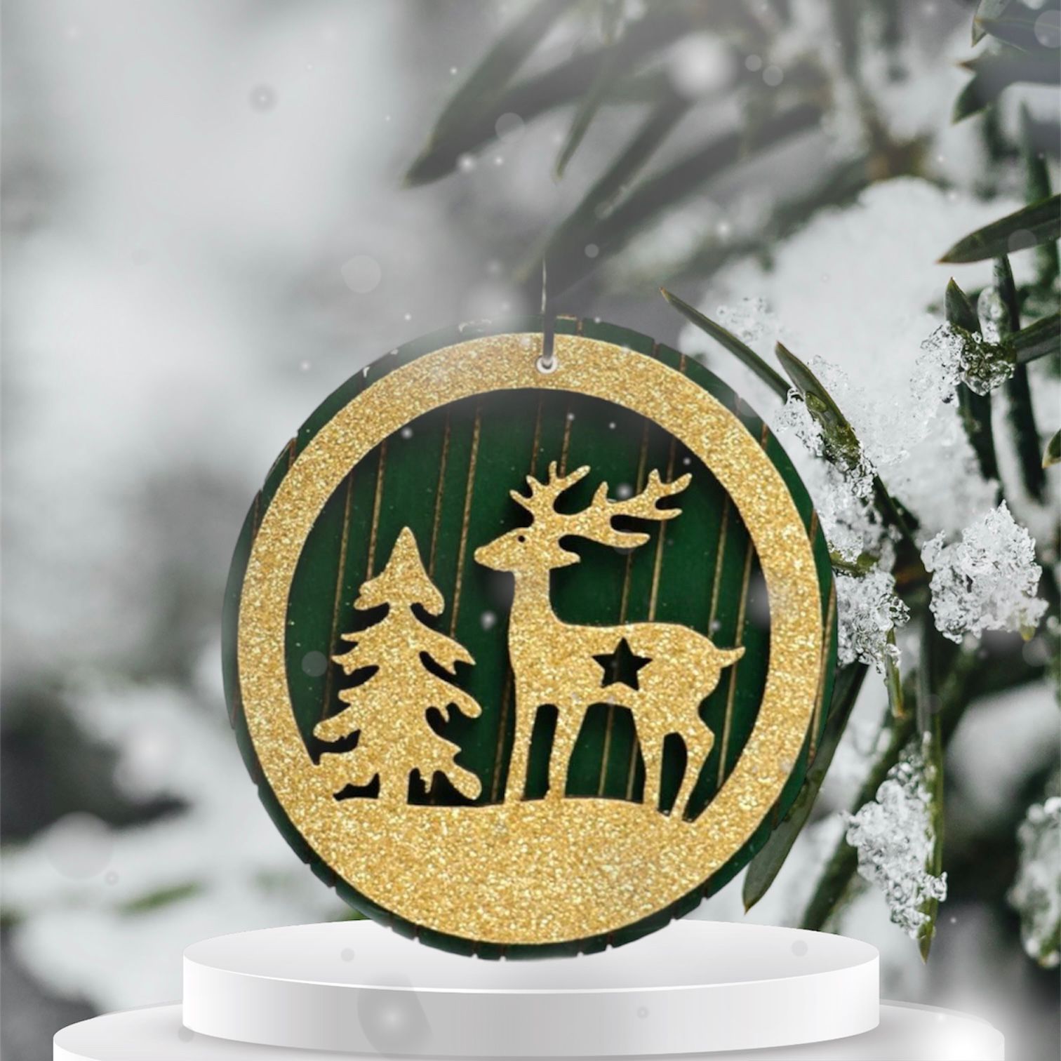 Adorno Verde - Navidad 3 Adorno Verde - Navidad - Imagen 3