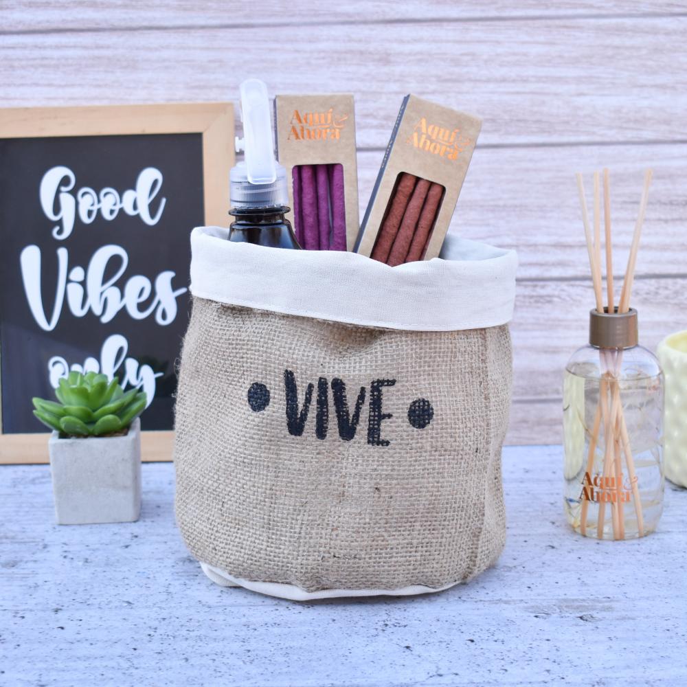 Cesto Multiuso Arpillera 2 Cesto Multiuso Arpillera - Imagen 2