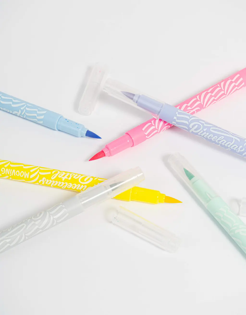 Marcadores Pinceladas Pastel x6 - Mooving 3 Marcadores Pinceladas Pastel x6 - Mooving - Imagen 3