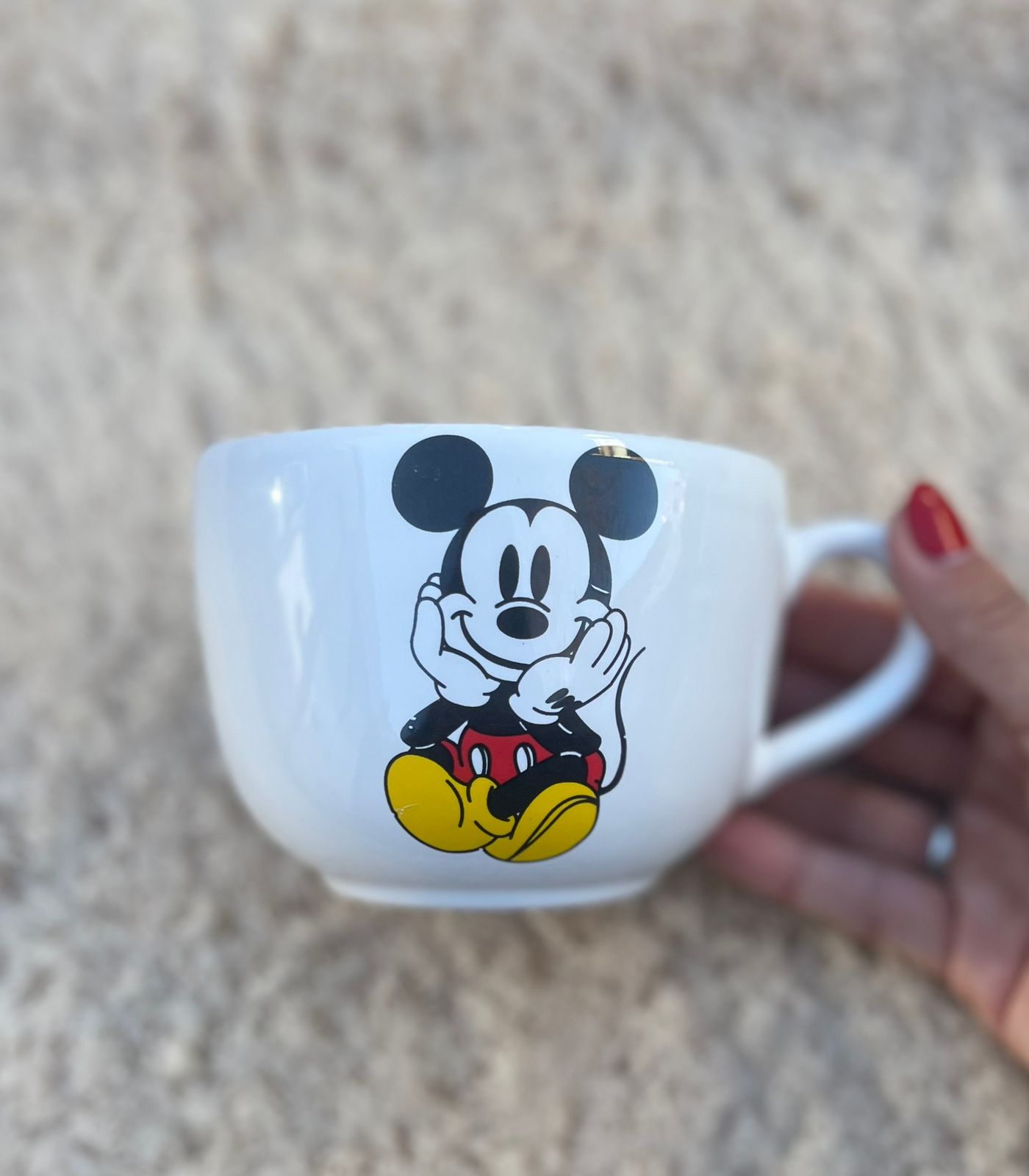 Tazon Mickey - Linea Blanca 1 Tazon Mickey - Linea Blanca