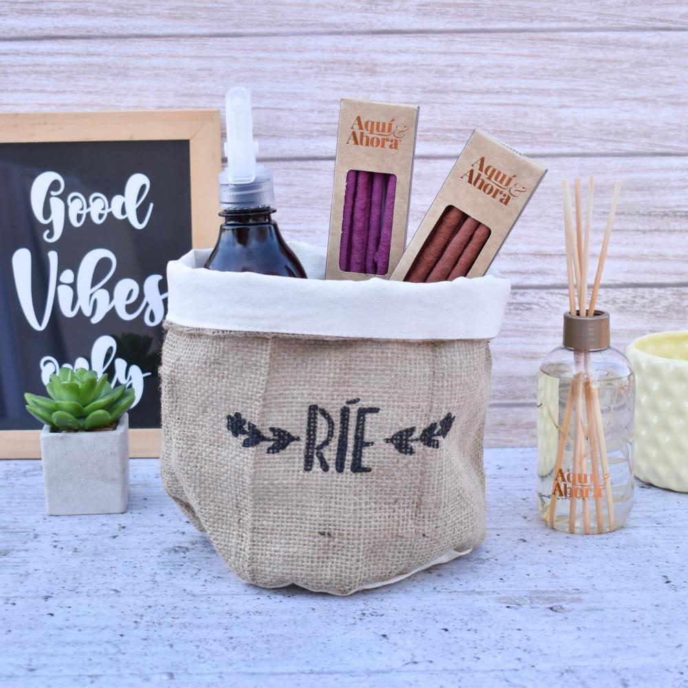 Cesto Multiuso Arpillera 3 Cesto Multiuso Arpillera - Imagen 3