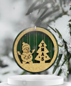 Adorno Verde - Navidad 10 9