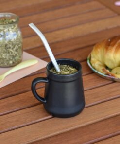 Alternative view of Mate con dijes + Bombilla