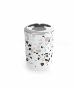 Porta Cepillo Con Divisor - Linea PiedrasTerrazo