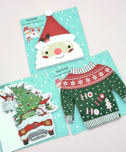 Servilletas Navideñas - Santa Christmas