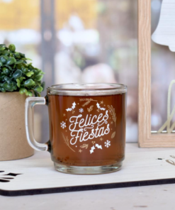 Taza De Vidrio - Felicidades
