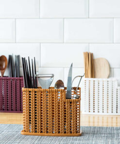 Organizador Cubiertos Rattan