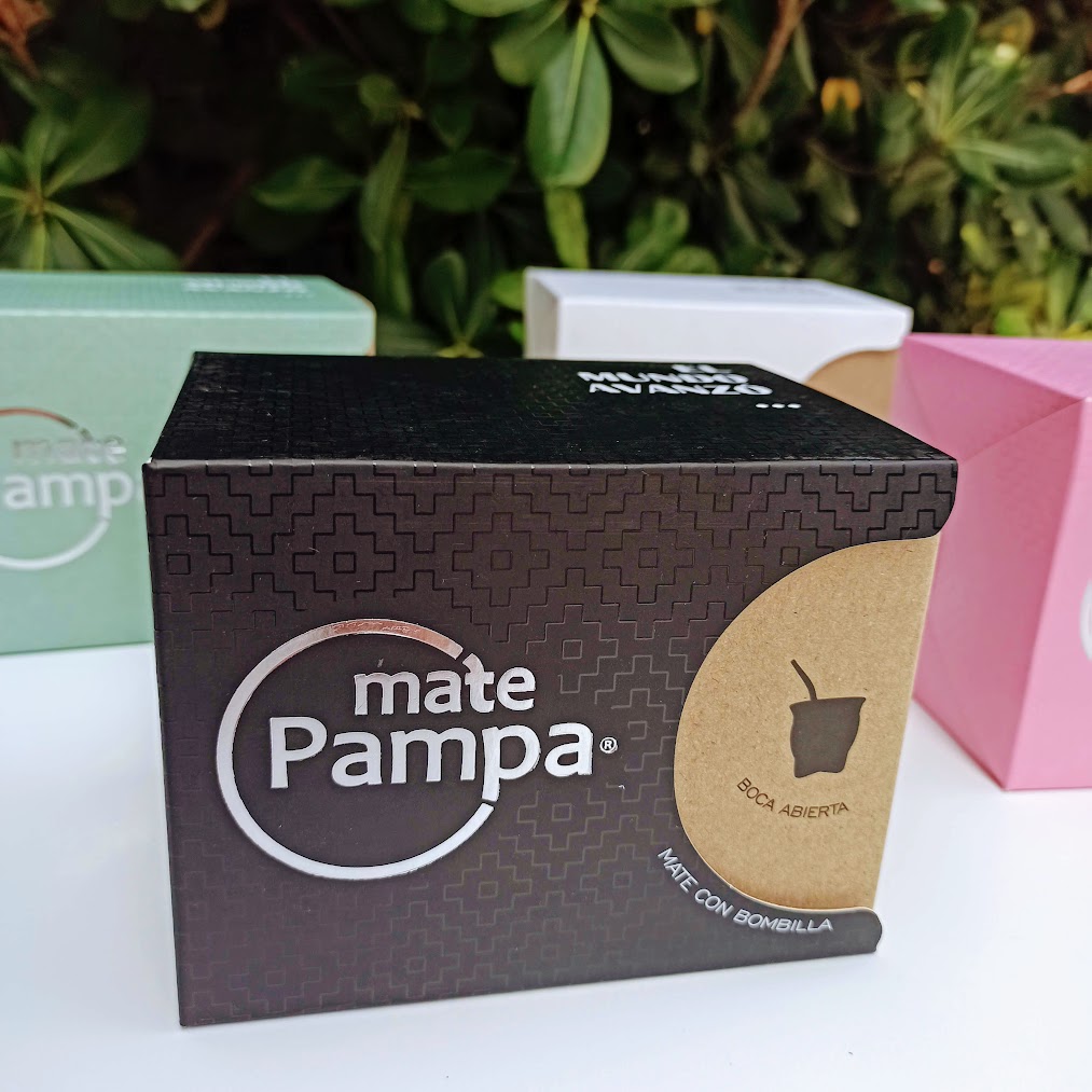 Mate Pampa con bombilla aluminio 2 Mate Pampa con bombilla aluminio - Imagen 2