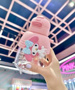 Botella My Melody Kuromi y cia - 850 cc -doble pico