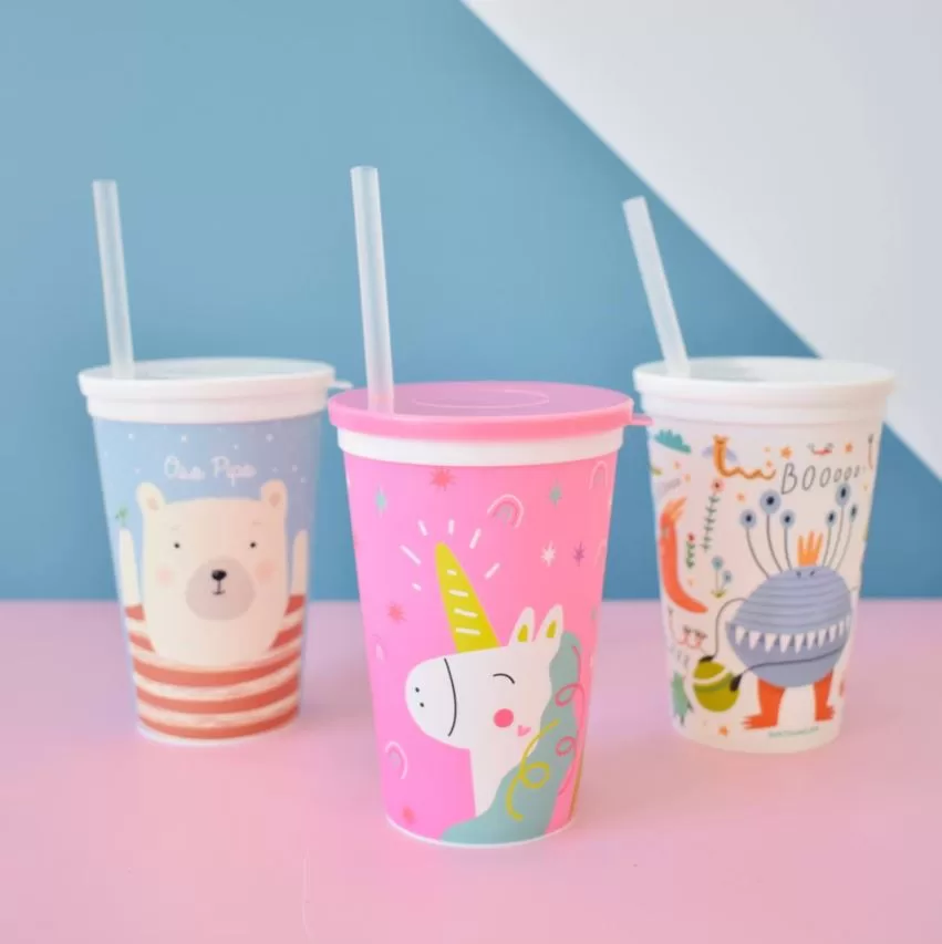 Vaso infantil Kind con sorbete 1 Vaso infantil Kind con sorbete