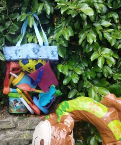 Bolso Juguetero red playa arena