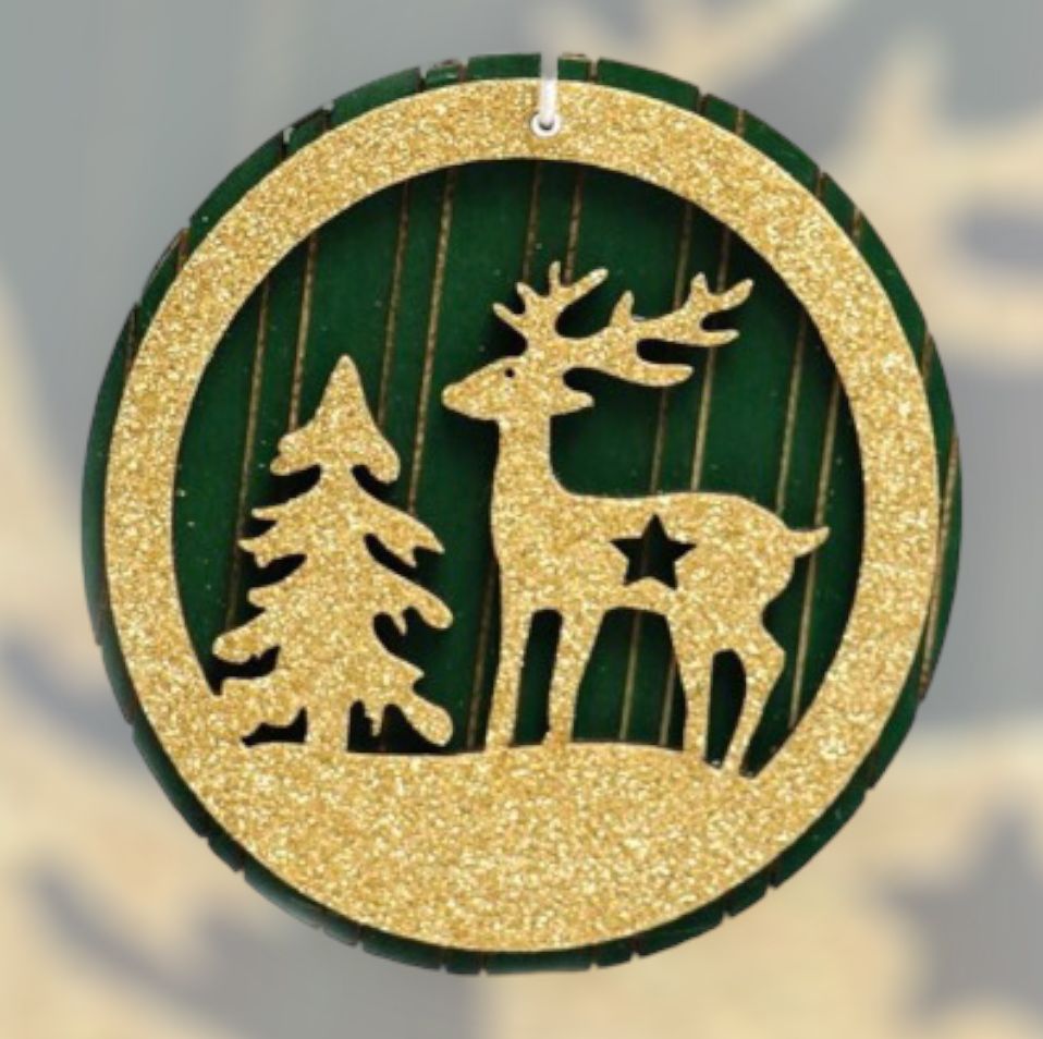 Adorno Verde - Navidad 1 Adorno Verde - Navidad