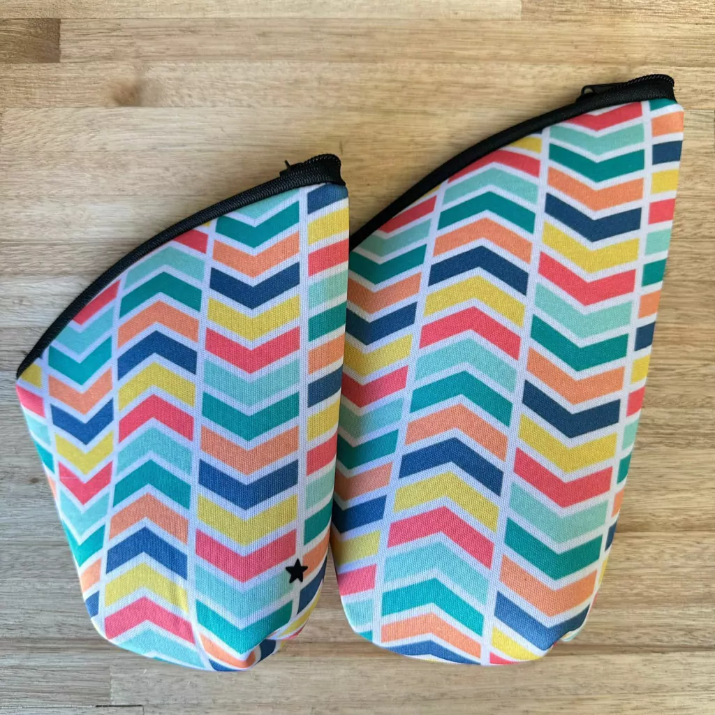 Yerbera + Azucarera Neo - Rayas Coloridas 1 Yerbera + Azucarera Neo - Rayas Coloridas