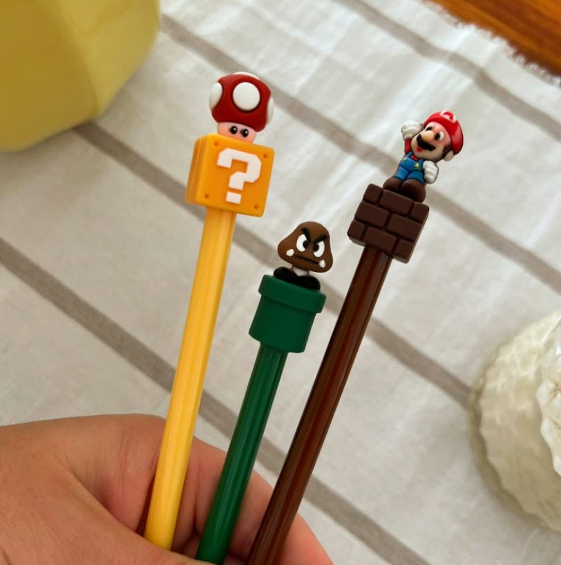 Lapiceras Mario Bros x6 1 Lapiceras Mario Bros x6