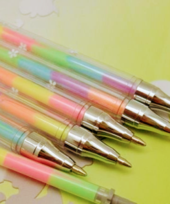 Lapicera Gel Multicolor x6 8 kjhygfghjk