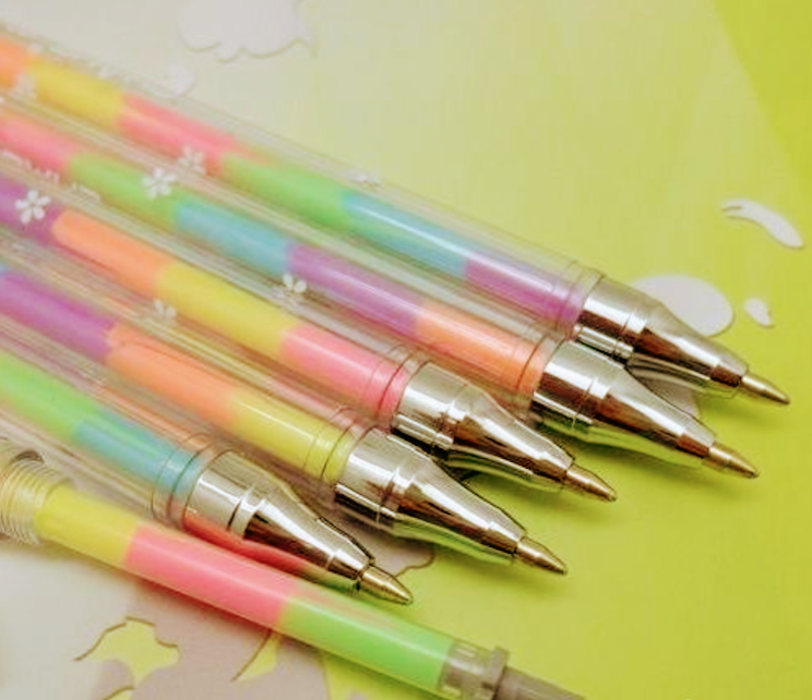 Lapicera Gel Multicolor x6 4 Lapicera Gel Multicolor x6 - Imagen 4