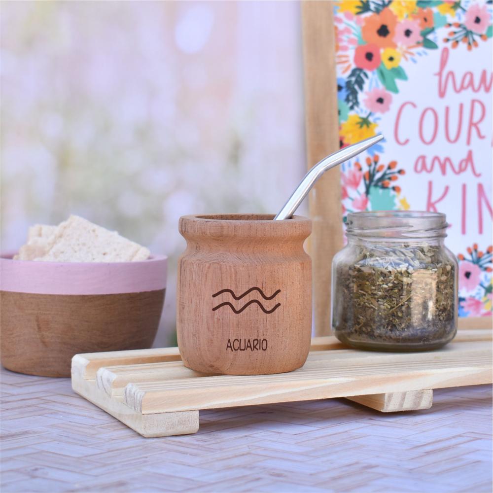 Mate algarrobo + Bombilla - Horoscopo 2 Mate algarrobo + Bombilla - Horoscopo - Imagen 2