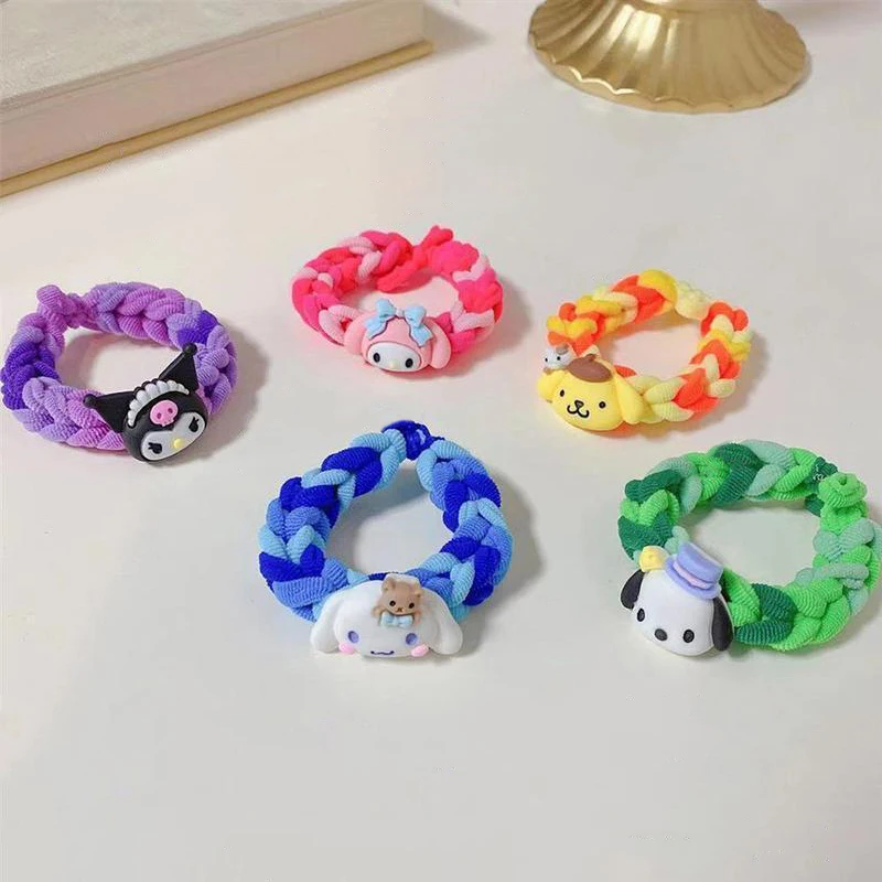 Colitas Blister trenzadas x5 - Sanrio 3 Colitas Blister trenzadas x5 - Sanrio - Imagen 3