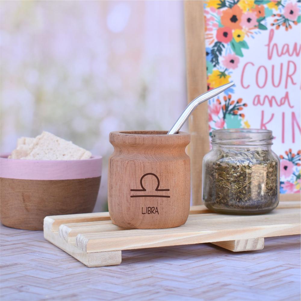 Mate algarrobo + Bombilla - Horoscopo 1 Mate algarrobo + Bombilla - Horoscopo