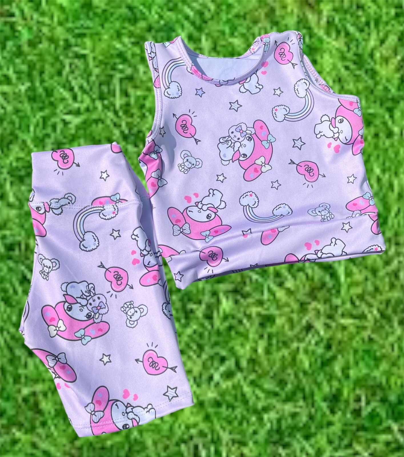 Conjunto Top + Biker - My Melody 2 Conjunto Top + Biker - My Melody - Imagen 2