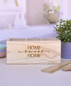 Organizador De Pino Grabado