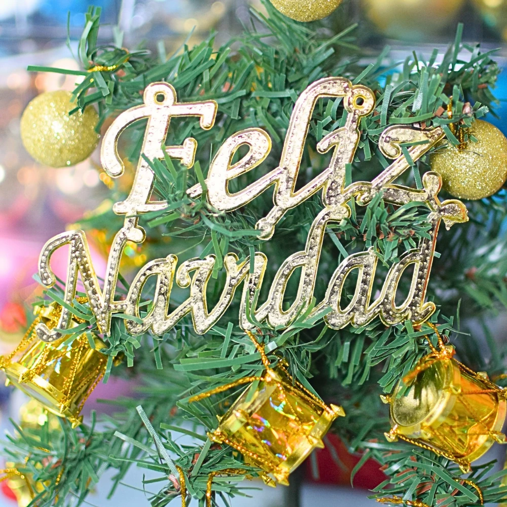 Set Adorno Navideño - Feliz Navidad 1 Set Adorno Navideño - Feliz Navidad