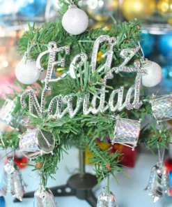 Set Adorno Navideño - Feliz Navidad 7 67