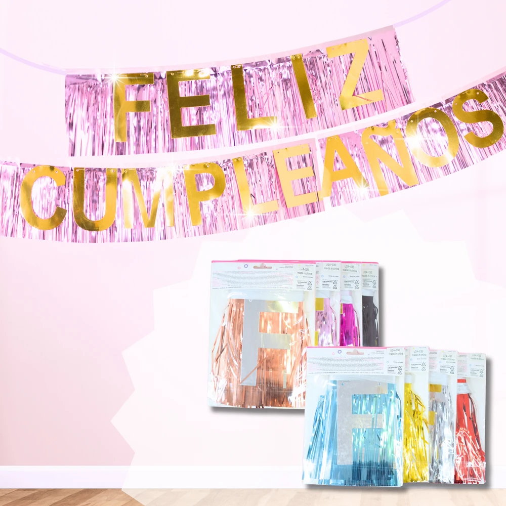 Banderin Feliz Cumpleaños "WONDERFUL" 3 Banderin Feliz Cumpleaños "WONDERFUL" - Imagen 3