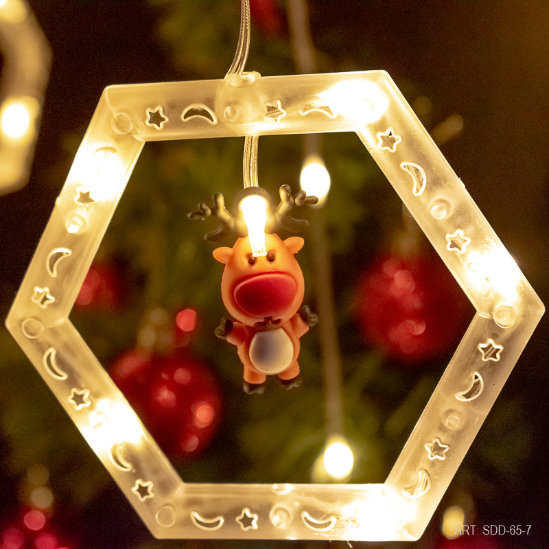 Luz Led Cortina Hexagonal 2 Luz Led Cortina Hexagonal - Imagen 2