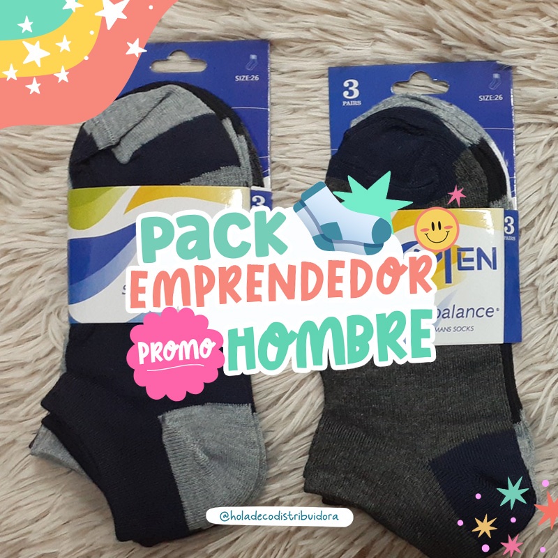 PACK EMPRENDEDOR 2- 12 Pares de Medias - MEN 1 PACK EMPRENDEDOR 2- 12 Pares de Medias - MEN