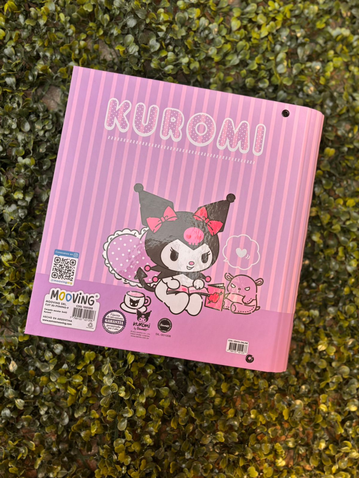 Carpeta Escolar Gancho Nº3 Kuromi - Mooving 5 Carpeta Escolar Gancho Nº3 Kuromi - Mooving - Imagen 5