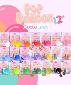 20 Globos Latex Dyandar 12" 49 25 2