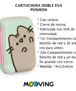 Alternative view of Cartuchera Doble Eva Pusheen - 2 Pisos - Mooving