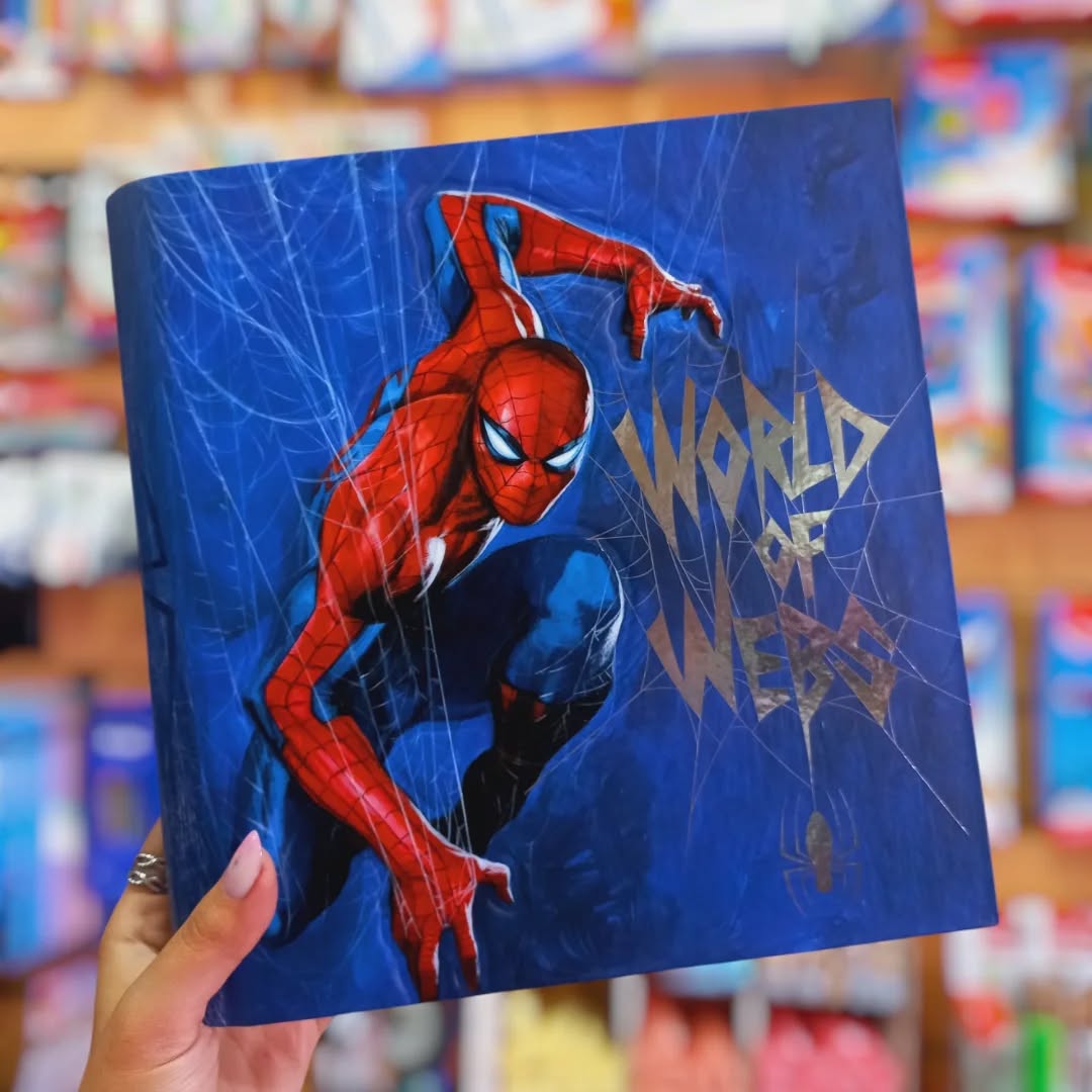 Carpeta Escolar Gancho Nº3 Spiderman - Mooving 1 Carpeta Escolar Gancho Nº3 Spiderman - Mooving