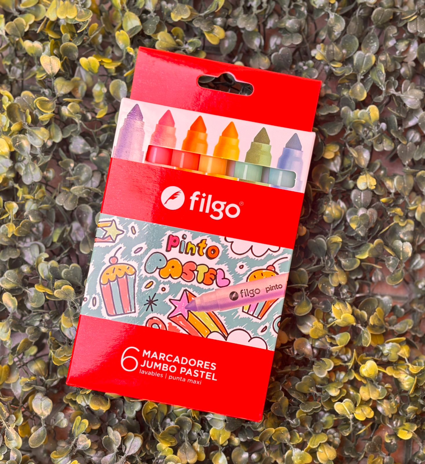 Marcador Filgo x6 - Punta Maxi Pastel 1 Marcador Filgo x6 - Punta Maxi Pastel