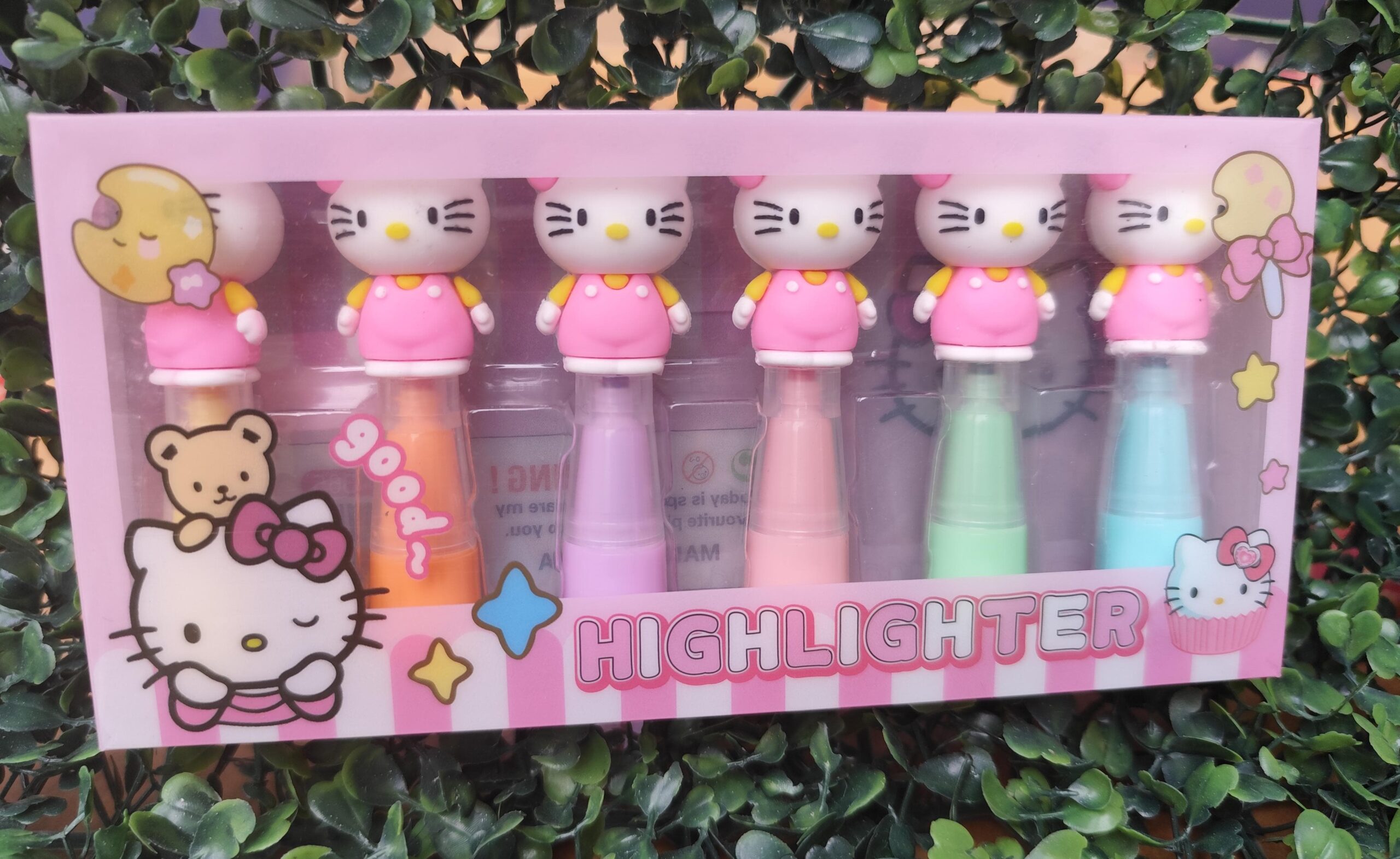 Box de Resaltadores Kitty x6 1 Box de Resaltadores Kitty x6