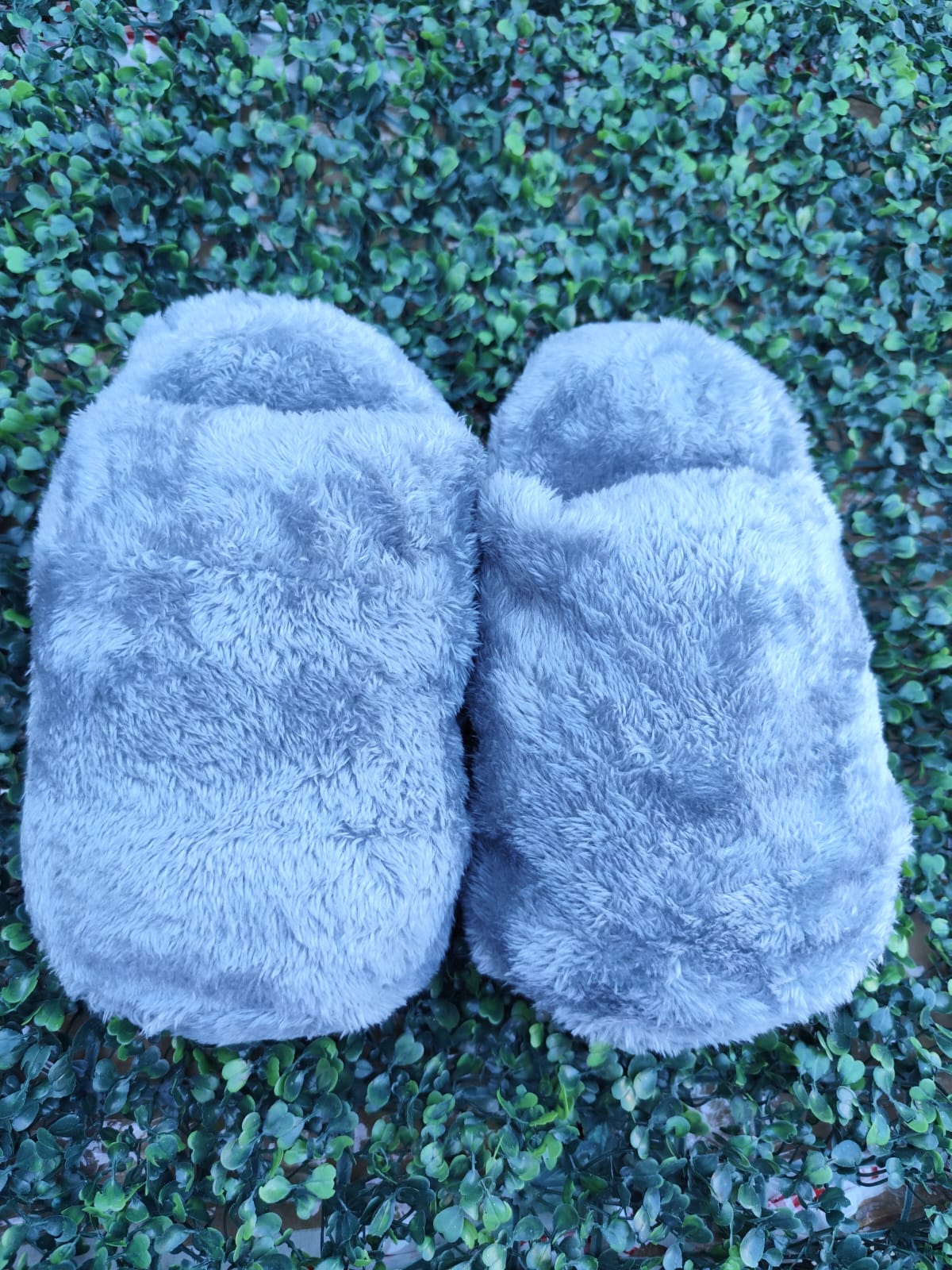 Pantuflon Teddy Gris 1 Pantuflon Teddy Gris
