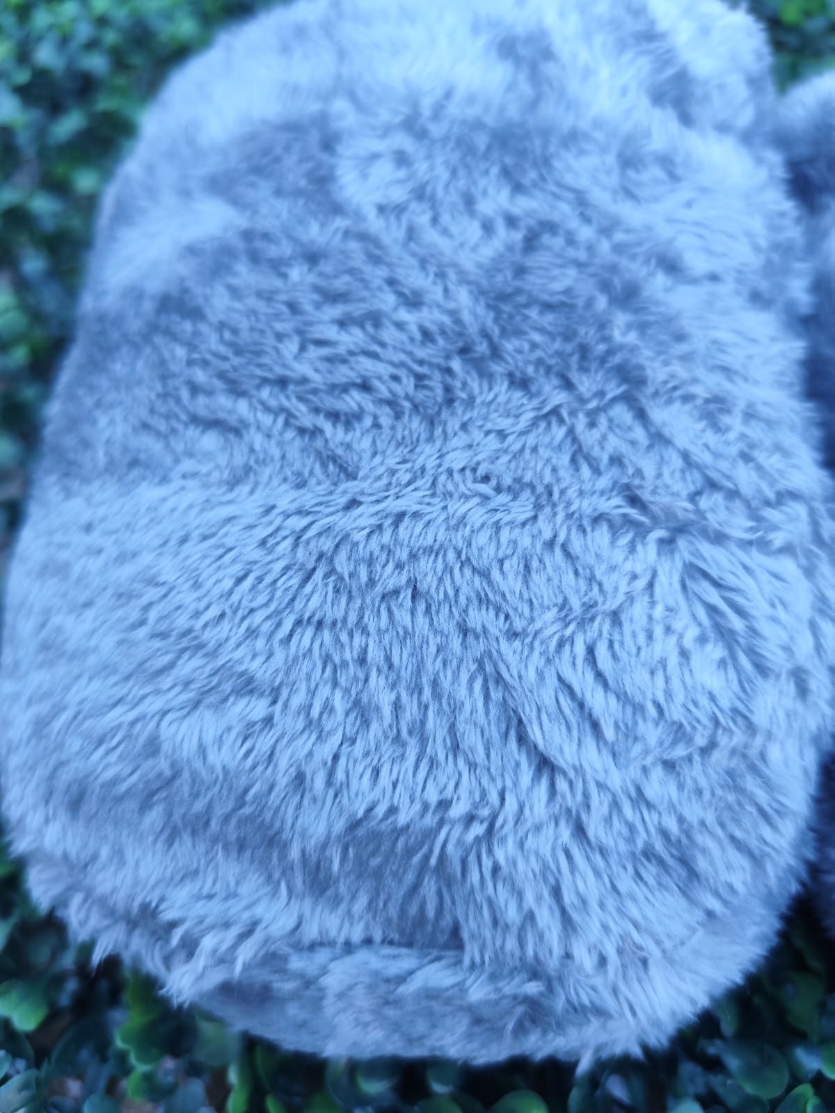 Pantuflon Teddy Gris 2 Pantuflon Teddy Gris - Imagen 2