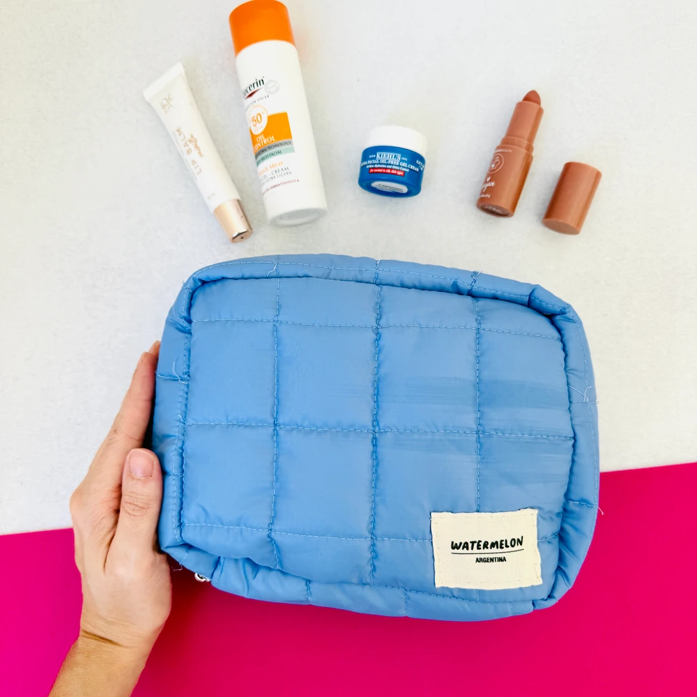 Necessaire Abierto Matelasse - Lavanda 1 Necessaire Abierto Matelasse - Lavanda