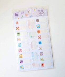 Etiqueta Kawaii Plastificables - Flores 5 4db33348284ed2eaae67ecff54485d7a5fec9b1d00530ea54463333c1f3793f354925 1